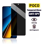 LAYAR Tempered Glass Anti Spy Privacy Xiaomi Poco F2 / F2 Pro / F3 / F3 GT / F4 / F4 GT / F5 / C3 / 