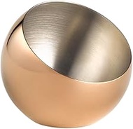 APS Sphere 40771 Bowl Set of 3 Diameter 8 cm Height 7 cm 0.1 Litre Stainless Steel Copper Look