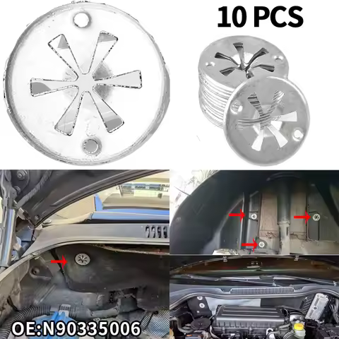 10x Car Exhaust Heat Shield Clip for VW Caddy Crafter 30-35 Fox Golf MK3 MK4 MK5 Transporter T4 T5 L