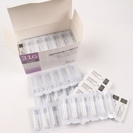 100Pcs/box 31G 4mm 8mm 13mm Disposable Needle Sterile Steel Tip Needle Small Painless Injector Micro