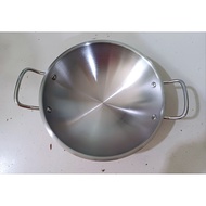 Stainless steel stir fry pan 430 TITHAFAC 24CM (Maggi gift)