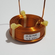 2.2mH 1.2mm LJ Air Core Coil - ACC 2.2mH 1.2mm 16-17 AWG Crossover XO Inductor