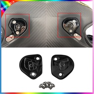 Motorcycle Helmet Accessories A Pair of Pivot Kit Base Plate with Four Screws for AGV Pista GP R GP 