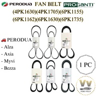🚗 TALI KIPAS PERODUA PROGANTI FAN BELT (4PK1630)(4PK1705)(6PK1155)(6PK1162)(6PK1630)(6PK1735) MYVI A