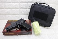 2館 KWC P226 手槍 空氣槍 黑 + 奶瓶 + 手槍袋 ( KA15 SIG SAUGER 
