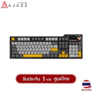 คีย์บอร์ดเกมมิ่ง Ajazz AK35i V4 104Key Gasket Tri-Mod 10000mAh Hotswap Avocado Switch Mechanical Key