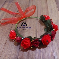 MAWAR MATAHARI Beautiful rose flower crown, flower crown, August 17th, flower crown, flower crown, f