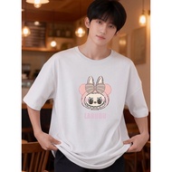 2Y508 [AIYOU] Lelaki Baju T Shirt Men Tshirt Crop Top Tops Korean Style Oversized Plus Size T-shirts
