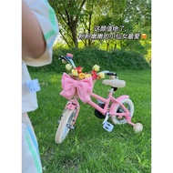 Pink bow children's bicycle accessories for cycling, mountain bikes, road bikes, electric bikes, and