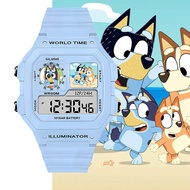 BLUEY BLUEY Merchandise Waterproof Electronic Watch with Alarm Clock Can Chronograph with Date Two-D