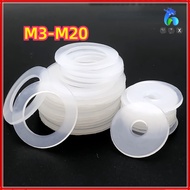 [HJX] Nylon Soft Gasket PE Rubber Gasket Insulation Soft Plastic Flat Gasket Plastic Round Gasket M2