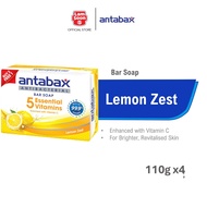Antabax Antibacterial Bar Soap Lemon Zest (4x110g)