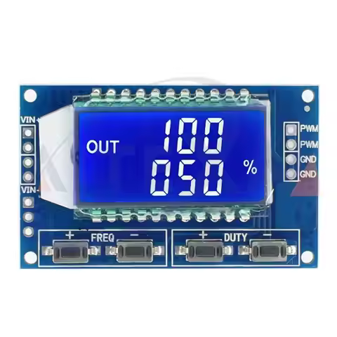 1Hz-150Khz Signal Generator PWM Board Module Pulse Frequency Duty Cycle Adjustable Module LCD Displa