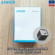 Anker® 511 Charger (Nano Pro) 20W Model A2637 แองเคอร์ นาโน โปร หัวชาร์จเร็ว หัวชาร์จ อะแดปเตอร์ ขนา