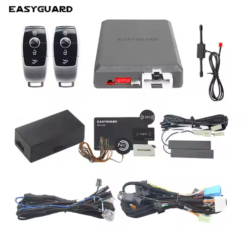 EASYGUARD Semi Plug & Play PKE Remote Starter NFC Fit for Mercedes Benz 14-16 E Class W213/13-15 GLK