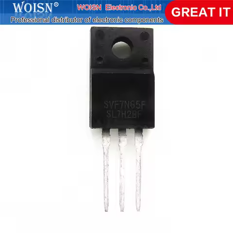 5pcs/lot SVF7N65F SVF7N60F JCS7N65FB MDF7N65B TO-220F 7A 650V In Stock