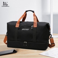 LouisWill Travel Bag Luggage Handbag Waterproof Weekender Bags Dry and Wet Separation Sport Bag Yoga