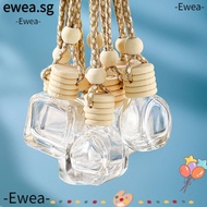 EWEA Car Aroma Diffuser, Pendant Wooden Caps Hanging Diffuser, Mini Glass Car Accessories 5ml Air Fresher Car