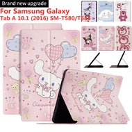 For Samsung Galaxy Tab A 10.1 2016 SM-T585 T580 Case Painted Leather Cover for Samsung Tab A 10.1 inch 2016 Tablet Case