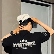 Men's Glitter "SYNTZ" Shirt Men'sPOLO - Collared Shirt - Cotton CVC