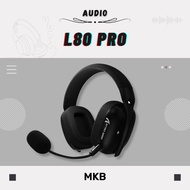 Attack Shark L80 Pro Tri-mode Connection 40mm Driver Detachable Dual Mic 3.5mm Plug Wireless Gaming 