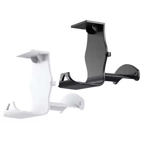 Under Desk/Wall Mount Controller Holder with Gaming Headphone Stand Wall Rack Wall Mount Wall Hanger