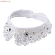 feelsaa Beaded Collar Necklace Detachable Collar Neckline False Collar Necklace For Women Choker Col