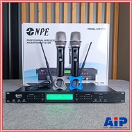 NPE UW-777 ไมค์ลอยคู่ ไมโครโฟนไร้สาย ถือคู่ UW 777 เอ็นพีอี Wirless Microphone UW777 เอไอ-ไพศาล