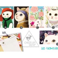 CHOO CHOO post card cat 貓貓 Postcard 主子 
