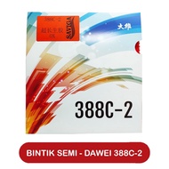 Dawei 388C-2 Rubber Bet Table Tennis Spots Semi Pingpong Pimple Out Bat Rubber Attack