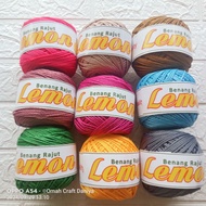 Lemon Polyester knitting yarn