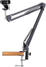 Acetaken Logitech Webcam Mount, Clamp Mount Suspension Scissor Tripod Stand Holder for Logitech Webc