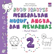 BUKU PRAKTIS MENEBALKAN HURUF ANGKA DAN MEWARNAI 2