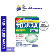 Hisamitsu SALONPAS Pain Relieving 140 Patches, Vitamin E 4.2cm × 6.5cm From Japan External Arthritis Joint &amp; Back Pain Relief [My King AUS]