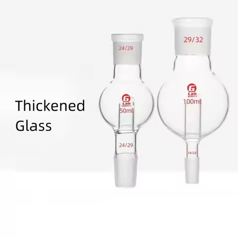 1pcs Lab 50ml/100ml/250ml/500ml/1000ml Borosilicate Glass Bump Trap Experimental Rotary Evaporator E