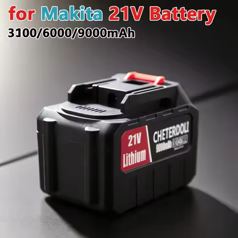21V 9.0Ah Smart Battery for Makita: 5S3P Li-ion Pack, 2H Fast Charge, Overheat Protection – Fits Pow