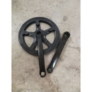 Piring Basikal /chain wheel s/speed (44t)4square nut untuk Basikal mtb/fixie