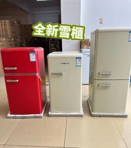⚡工廠直銷【全新100%】家用小型節能復古高顏值靜音急放冷藏冷凍雪櫃 雪櫃 冰櫃 迷你雪櫃 fridge 細雪櫃