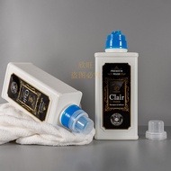 Source Factory 1,000ml Square Flat Laundry Liquid Bottle HDPE Softener Cleaning Bottle