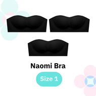 Eisei Haku Naomi Bra (แพ็ก 3 ตัว) บราเกาะอก โดดไม่หลุด เกาะแน่น ใส่สบาย ไร้โครง ไม่กดทับ เนื้อไม่ปลิ