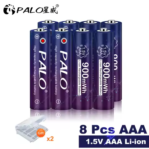2-20pcs 1.5v Li-ion AAA Rechargeable Battery 900mWh 1.5 Volt Lithium Liion Li ion 3A AAA Batteries f