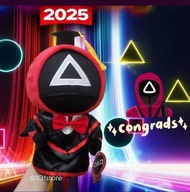 🎓即寄 現貨 🇰🇷 SQUID GAME 魷魚遊戲 公仔  韓國 畢業公仔 韓版公仔 ❣️