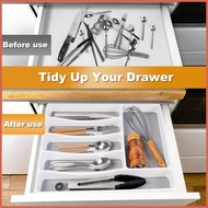 Silverware Organizer Multipurpose Utensil Organizer for Kitchen Drawer Flatware Organizer Drawer Dividers explansg