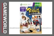 【無現貨】瘋狂兔子:追趕跑跳碰 Raving Rabbids Alive &amp; Kicking KINECT專用 亞英版(XBOX360遊戲)2011-11-01~【電玩國度】