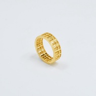 EVEREST JEWELLERY - 916 GOLD RING WITH FULL ABACUS RING DESIGN