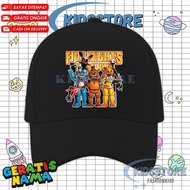 FIVE AT NIGHT FREDDY PICTURE CHILDREN'S HAT - FIVE AT NIGHT FREDDY MOTIF CHILDREN'S BASEBALL HAT 1 2