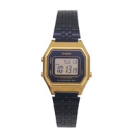 Casio LA680WEGB-1A Black and Gold Vintage Watch Fixed Size