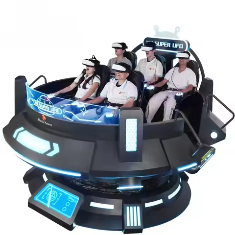 Simulator Virtual Reality Arcade Game Machine Roller Coaster Rotation Theme Park Vr Chair
