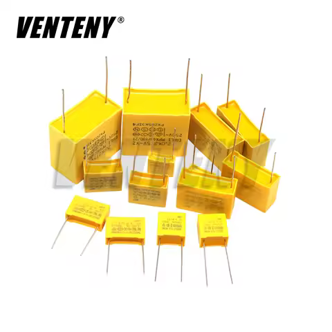 10pcs 275VAC X2 Safety capacitor 275V 10mm 15mm 22.5mm 27.5mm 0.022UF 0.047UF 0.1UF 0.22UF 0.47UF 0.