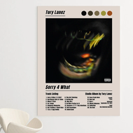 Tory Lanez Poster Alone At Prom Chixtape Hip Hop Music Album Cover Prints Wall Art Canvas Painting P